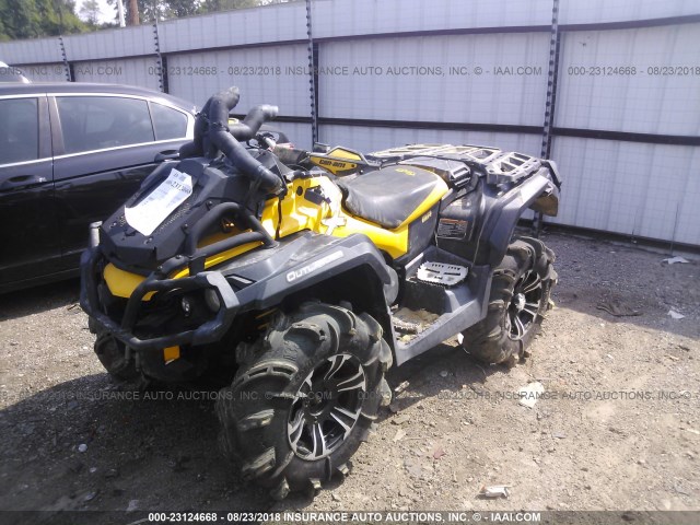 3JBLWLP11EJ000206 - 2014 CAN-AM OUTLANDER 1000 X MR YELLOW photo 2