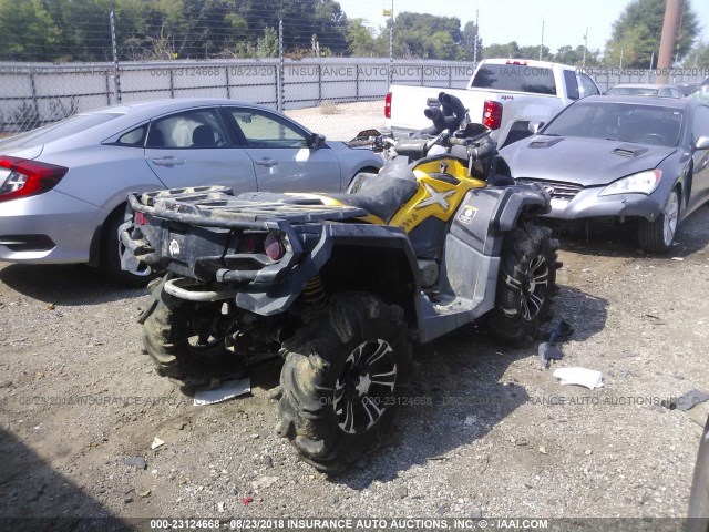 3JBLWLP11EJ000206 - 2014 CAN-AM OUTLANDER 1000 X MR YELLOW photo 4