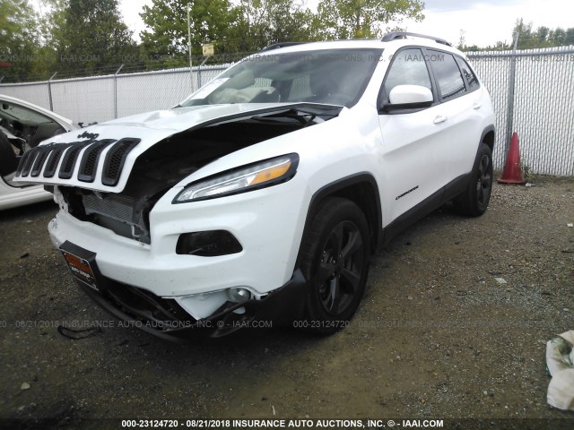 1C4PJMDX4JD547227 - 2018 JEEP CHEROKEE LIMITED WHITE photo 2