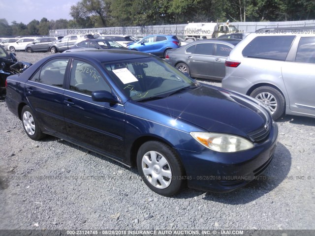 4T1BE32K82U510520 - 2002 TOYOTA CAMRY LE/XLE/SE Mavi foto 1
