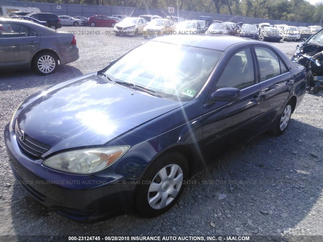 4T1BE32K82U510520 - 2002 TOYOTA CAMRY LE/XLE/SE Mavi foto 2