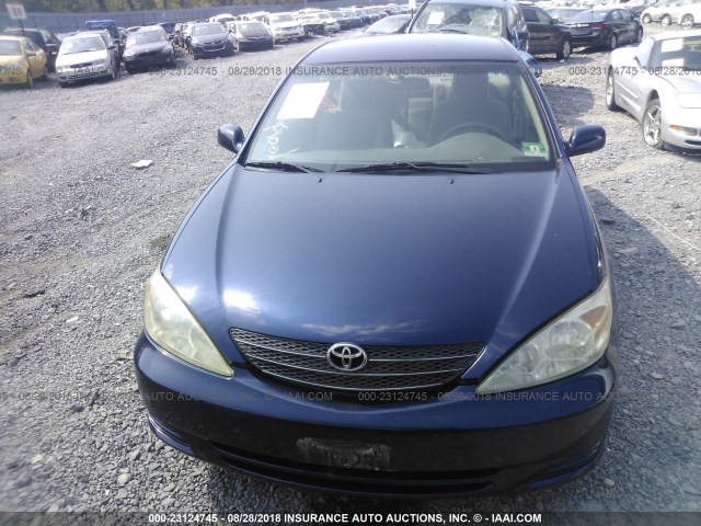 4T1BE32K82U510520 - 2002 TOYOTA CAMRY LE/XLE/SE Mavi foto 6