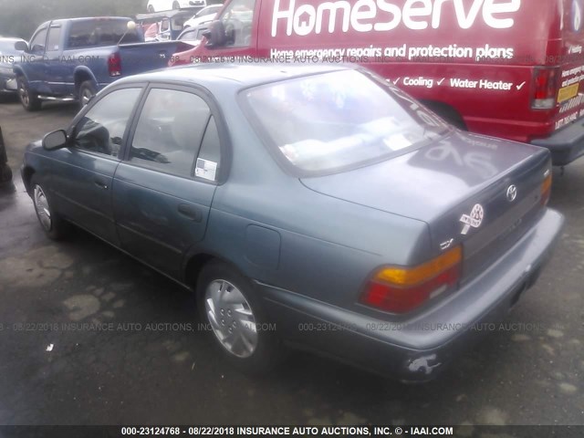 2T1AE09B7SC121966 - 1995 TOYOTA COROLLA LE/DX ლურჯი ფოტო 3