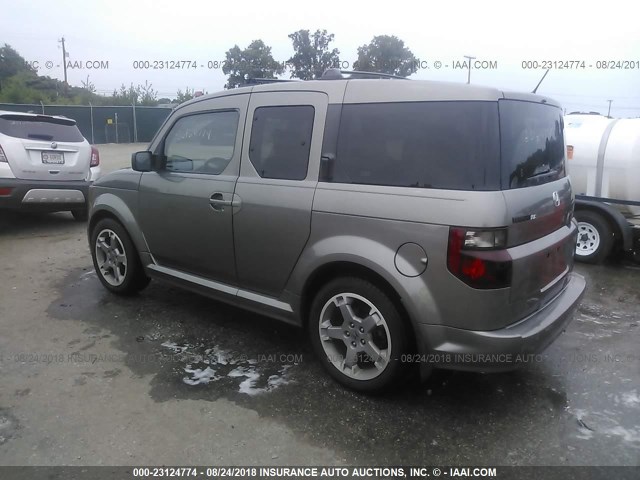 5J6YH18918L001473 - 2008 HONDA ELEMENT SC GRAY photo 3