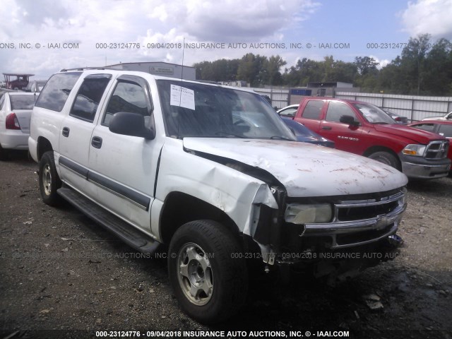 1GNEC16Z53J108600 - 2003 CHEVROLET SUBURBAN C1500 WHITE photo 1