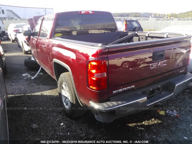 3GTU2UEC3EG171219 - 2014 GMC SIERRA K1500 SLE RED photo 3