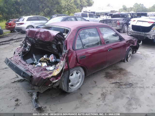 1NXBR12E8XZ253644 - 1999 TOYOTA COROLLA VE/CE/LE 栗色 照片 4