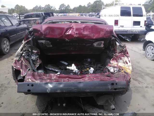 1NXBR12E8XZ253644 - 1999 TOYOTA COROLLA VE/CE/LE 栗色 照片 6