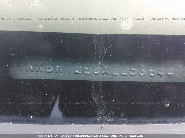 1NXBR12E8XZ253644 - 1999 TOYOTA COROLLA VE/CE/LE 栗色 照片 9