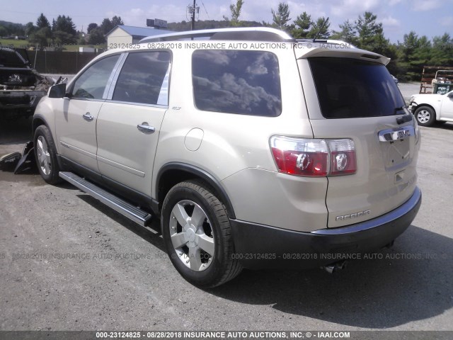 1GKER23718J237834 - 2008 GMC ACADIA SLT-1 Світло-коричневий фото 3