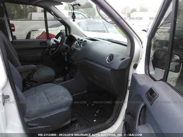 NM0LS7CN7DT142676 - 2013 FORD TRANSIT CONNECT XL WHITE photo 5