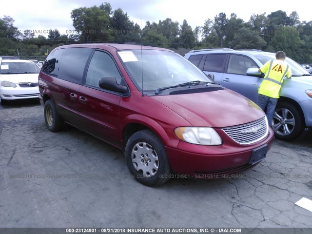 2C4GP34352R578622 - 2002 CHRYSLER TOWN & COUNTRY EL RED photo 1