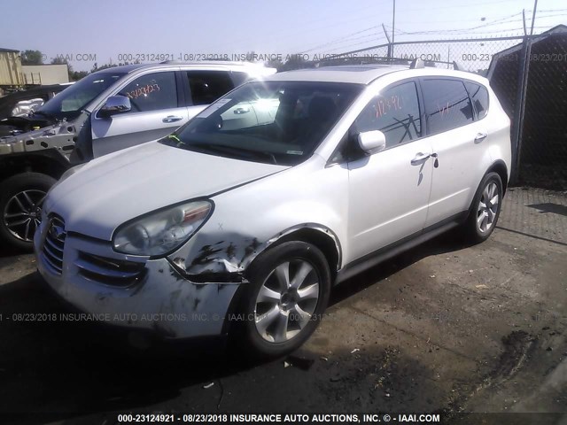 4S4WX86C664410840 - 2006 SUBARU B9 TRIBECA 3.0 H6/3.0 H6 LIMITED WHITE photo 2