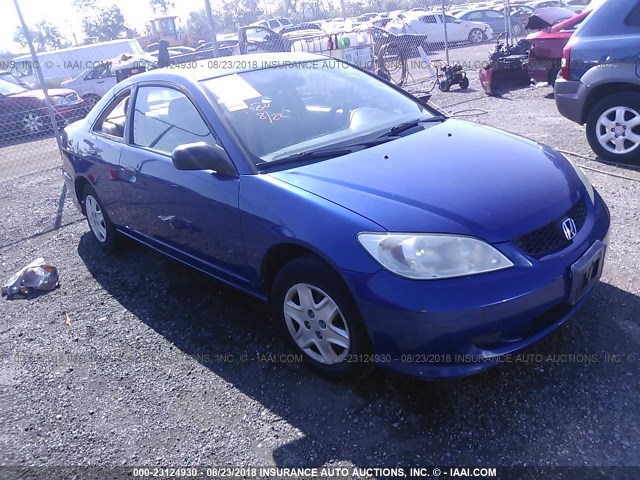 1HGEM221X5L000042 - 2005 HONDA CIVIC DX VP Mavi foto 1