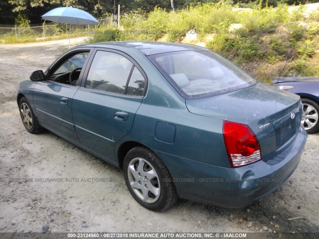 KMHDN46D86U321950 - 2006 HYUNDAI ELANTRA GLS/GT/LIMITED GREEN photo 3