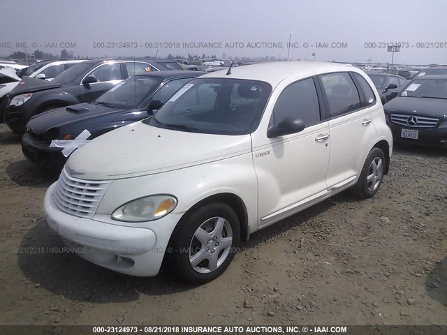 3C4FY58B45T549314 - 2005 CHRYSLER PT CRUISER TOURING WHITE photo 2