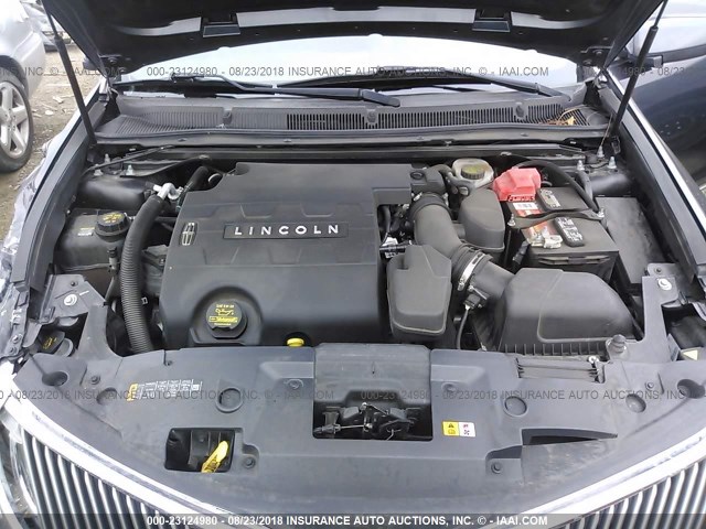 1LNHL9DK9DG616038 - 2013 LINCOLN MKS GRAY photo 10