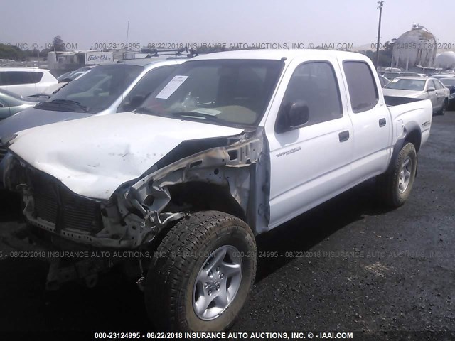 5TEHN72N04Z458648 - 2004 TOYOTA TACOMA DOUBLE CAB 白色 照片 2