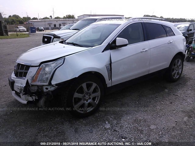 3GYFNFEY0BS598254 - 2011 CADILLAC SRX PREMIUM COLLECTION WHITE photo 2