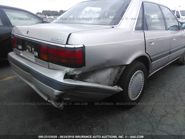 1YVGD22B8M5174415 - 1991 MAZDA 626 DX/LX SILVER photo 6