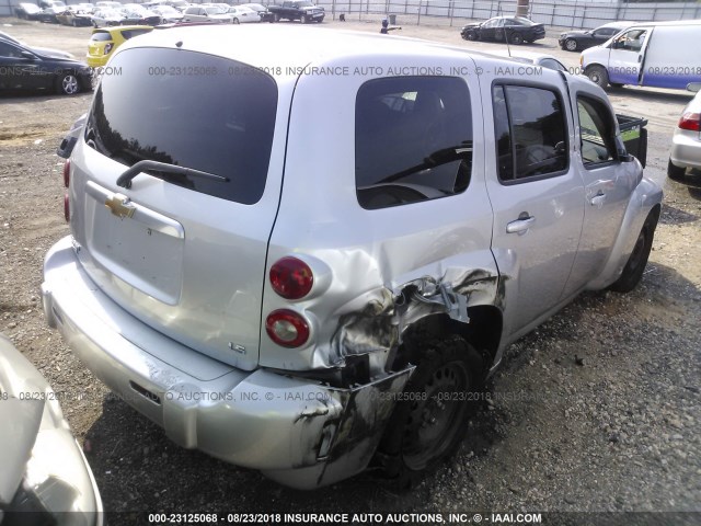 3GNDA13D67S628996 - 2007 CHEVROLET HHR LS ვერცხლისფერი ფოტო 4