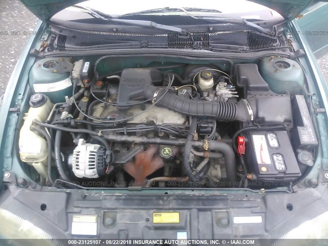 1G1JF5245W7200039 - 1998 CHEVROLET CAVALIER LS GREEN photo 10