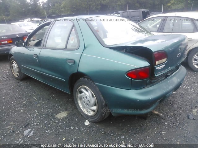 1G1JF5245W7200039 - 1998 CHEVROLET CAVALIER LS GREEN photo 3