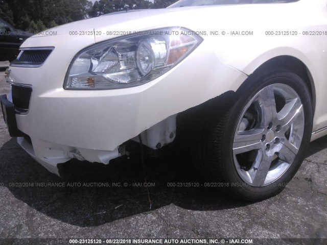 1G1ZC5E01CF279151 - 2012 CHEVROLET MALIBU 1LT თეთრი ფოტო 6