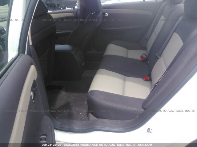 1G1ZC5E01CF279151 - 2012 CHEVROLET MALIBU 1LT თეთრი ფოტო 8
