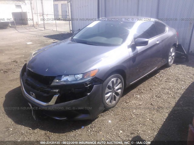 1HGCT1B38EA008982 - 2014 HONDA Accord LX-S GRAY photo 2