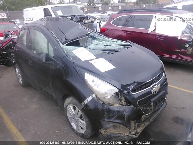 KL8CD6S93DC570071 - 2013 CHEVROLET SPARK 1LT BLACK photo 1