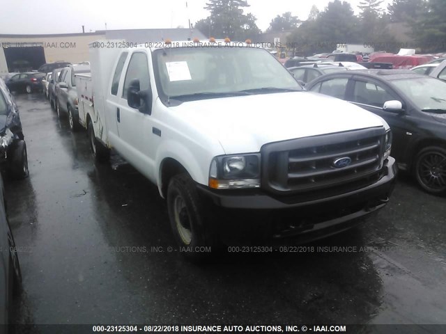 1FDSX34LX4ED28718 - 2004 FORD F350 SRW SUPER DUTY WHITE photo 1