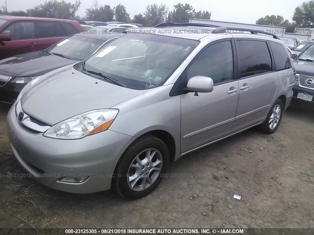 5TDBA22C86S071168 - 2006 TOYOTA SIENNA XLE/XLE LIMITED SILVER photo 2