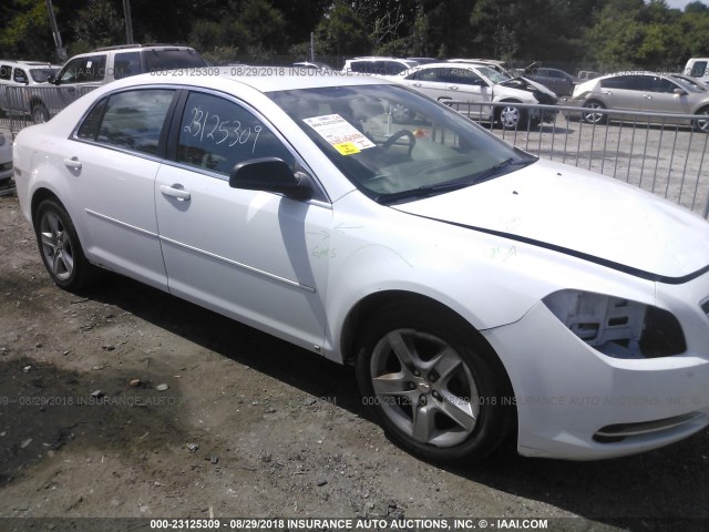 1G1ZG57B29F170130 - 2009 CHEVROLET MALIBU LS 白色 照片 1