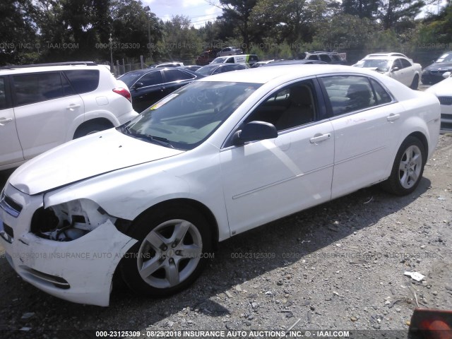 1G1ZG57B29F170130 - 2009 CHEVROLET MALIBU LS 白色 照片 2