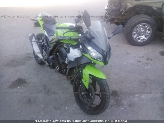 JKAEX8A14EA008721 - 2014 KAWASAKI EX300 A GREEN photo 1