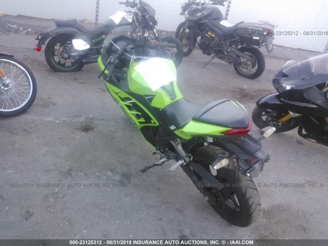 JKAEX8A14EA008721 - 2014 KAWASAKI EX300 A GREEN photo 3