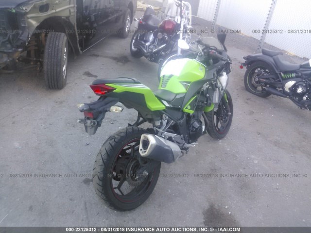 JKAEX8A14EA008721 - 2014 KAWASAKI EX300 A GREEN photo 4