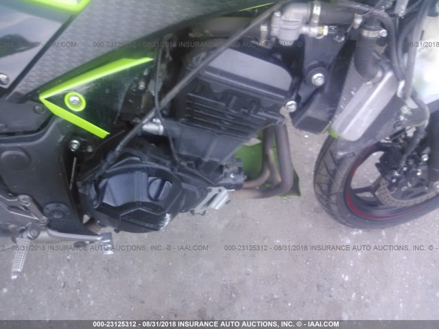 JKAEX8A14EA008721 - 2014 KAWASAKI EX300 A GREEN photo 8