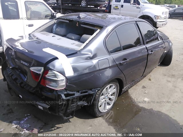 WBAVB17566NK30402 - 2006 BMW 325 I AUTOMATIC SILVER photo 4