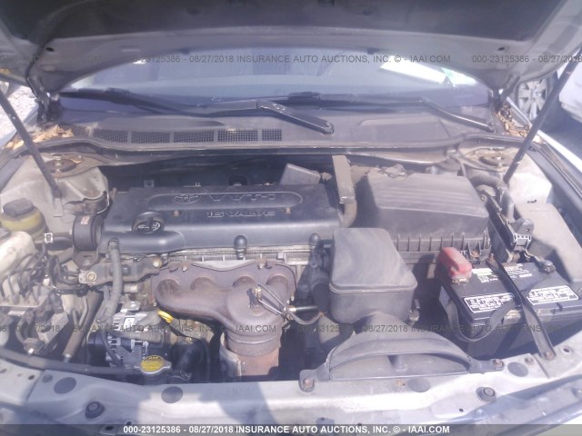 4T1BE46KX7U607063 - 2007 TOYOTA CAMRY NEW GENERAT CE/LE/XLE/SE SILVER photo 10