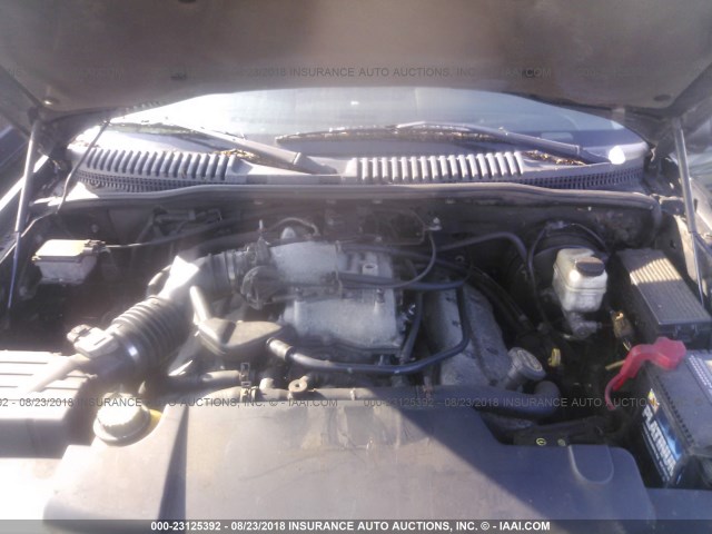 5LMEU88H75ZJ09814 - 2005 LINCOLN AVIATOR 黑色 照片 10