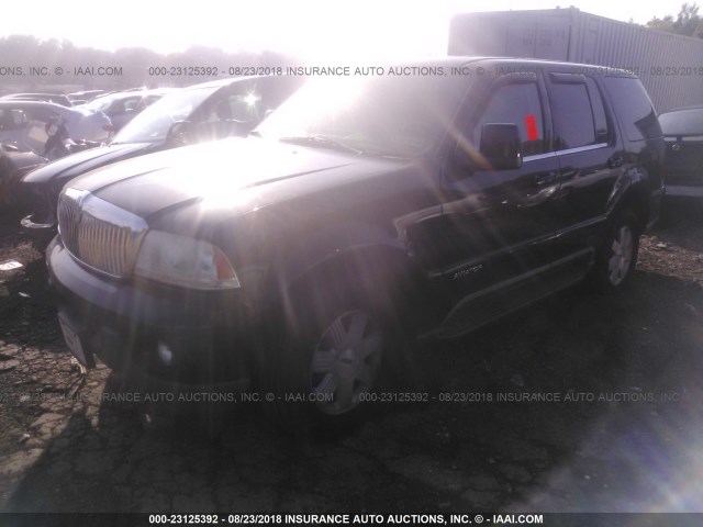 5LMEU88H75ZJ09814 - 2005 LINCOLN AVIATOR 黑色 照片 2