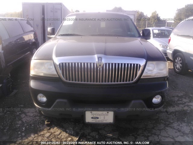 5LMEU88H75ZJ09814 - 2005 LINCOLN AVIATOR 黑色 照片 6