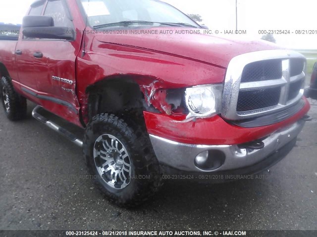 3D7KS28D85G809549 - 2005 DODGE RAM 2500 ST/SLT 红色 照片 6