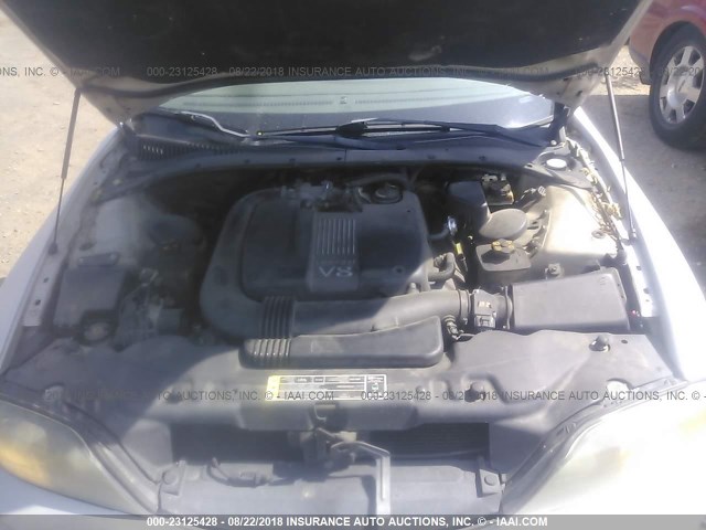 1LNHM87A3YY842182 - 2000 LINCOLN LS SILVER photo 10