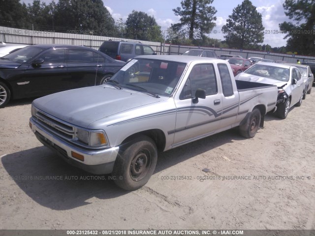 JT4RN93P8K5007080 - 1989 TOYOTA PICKUP 1/2 TON EXTRA LONG WHEELBASE DLX SILVER photo 2