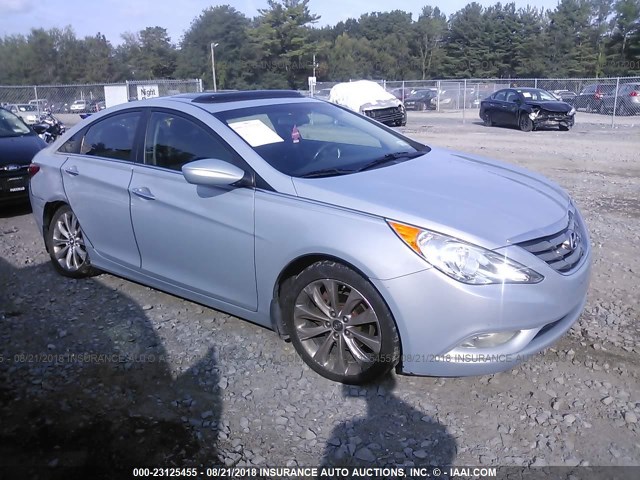 5NPEC4AB0CH433393 - 2012 HYUNDAI SONATA SE/LIMITED GRAY photo 1