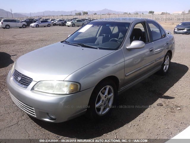 3N1BB51A11L002628 - 2001 NISSAN SENTRA SE GRAY photo 2