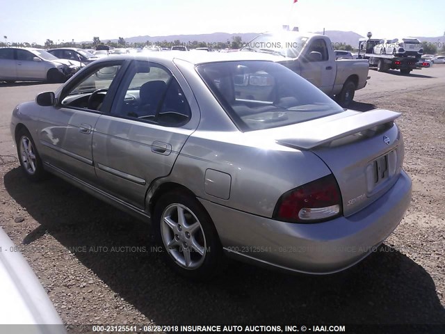 3N1BB51A11L002628 - 2001 NISSAN SENTRA SE GRAY photo 3